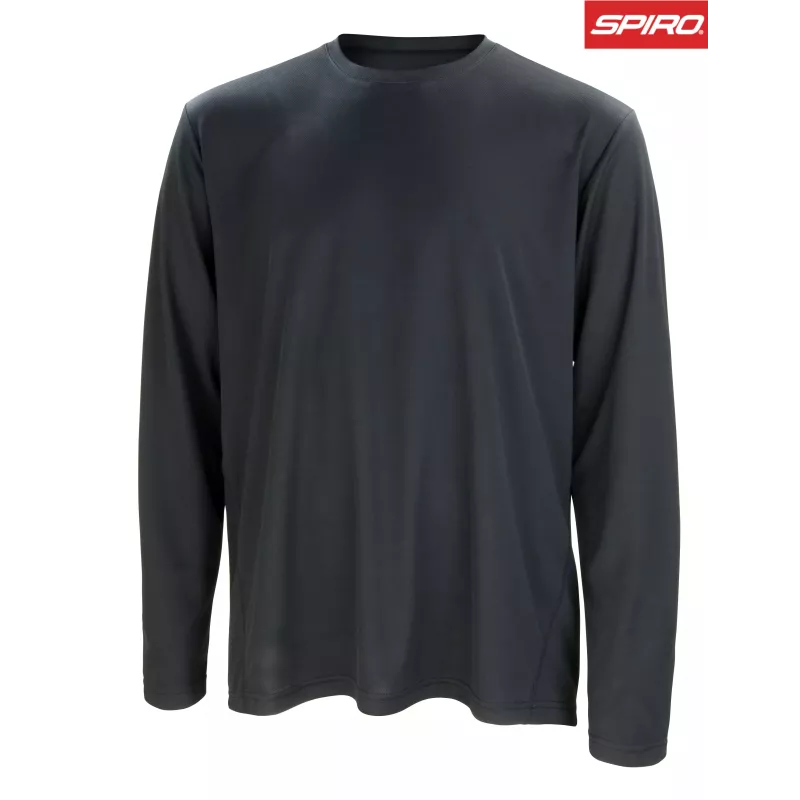 Mens Quick Dry Performance Long Sleeve T-shirt | Spiro