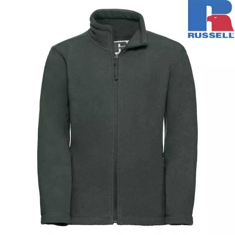 Kids Outdoor Fleece With A Long Zipper | Russell