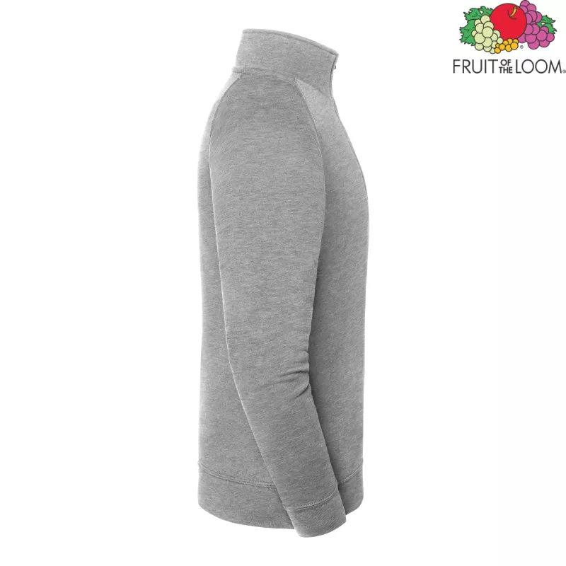 Iconic Premium Zip Neck Sweat | Fruit of the Loom