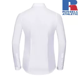 LADIES LONG SLEEVE TAILORED HERRINGBONE SHIRT | Russell