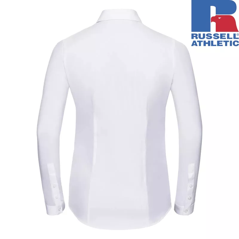 LADIES LONG SLEEVE TAILORED HERRINGBONE SHIRT | Russell