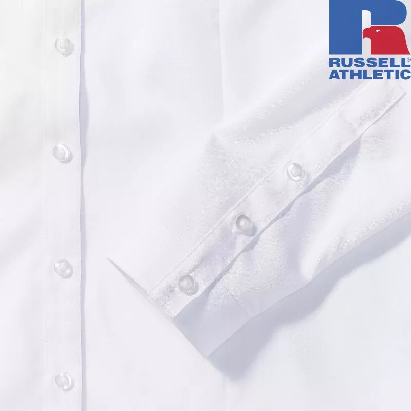 LADIES LONG SLEEVE TAILORED HERRINGBONE SHIRT | Russell