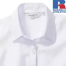 LADIES LONG SLEEVE TAILORED HERRINGBONE SHIRT | Russell