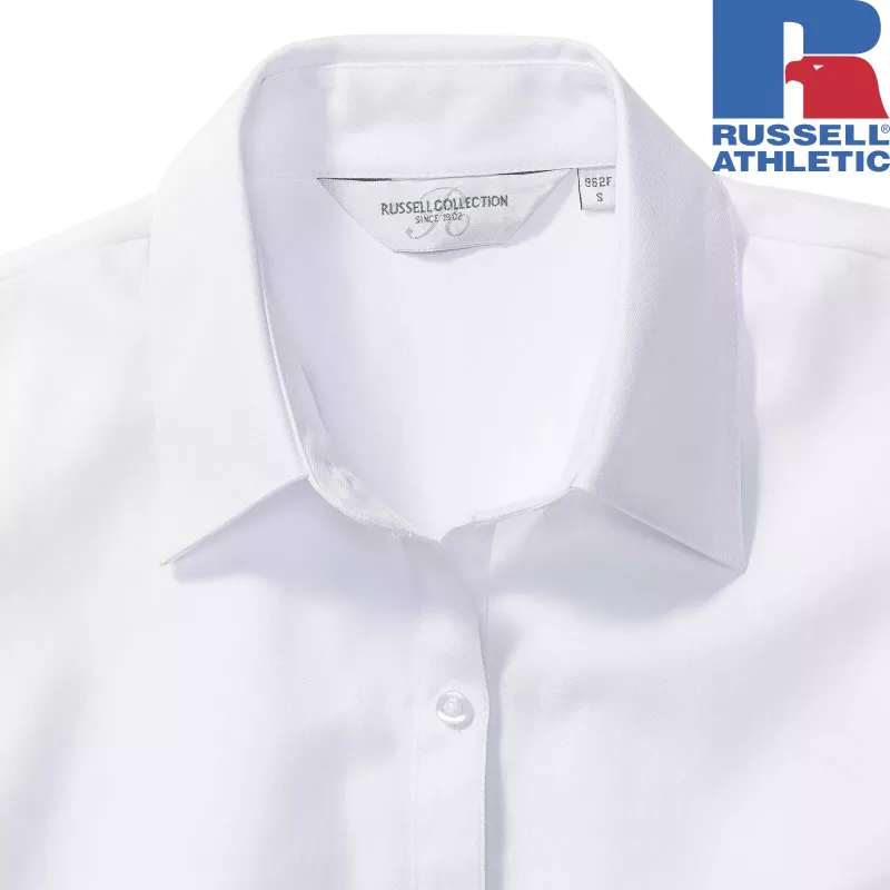 LADIES LONG SLEEVE TAILORED HERRINGBONE SHIRT | Russell