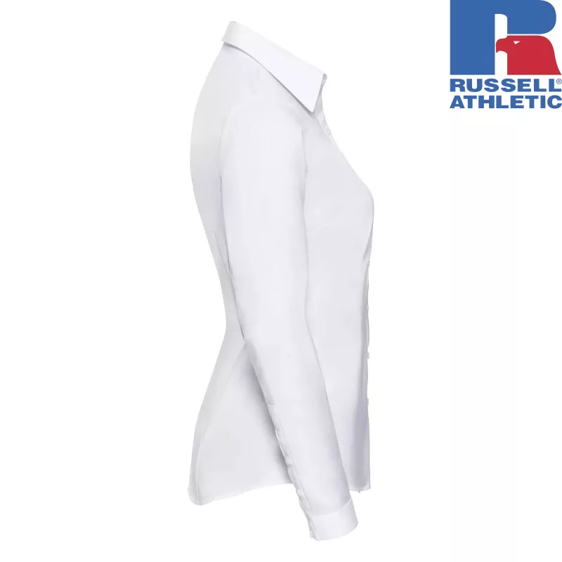 LADIES LONG SLEEVE TAILORED HERRINGBONE SHIRT | Russell