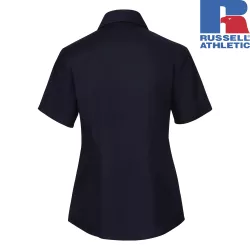Ladies Short Sleeve Easy Care Oxford Shirt| Russell