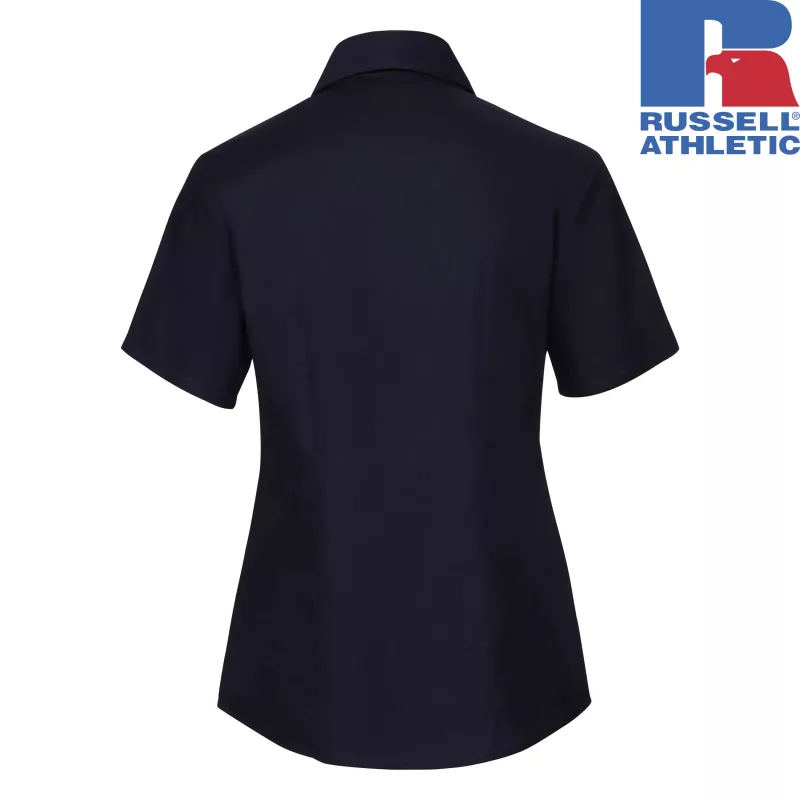 Ladies Short Sleeve Easy Care Oxford Shirt| Russell