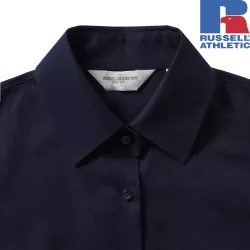 Ladies Short Sleeve Easy Care Oxford Shirt| Russell