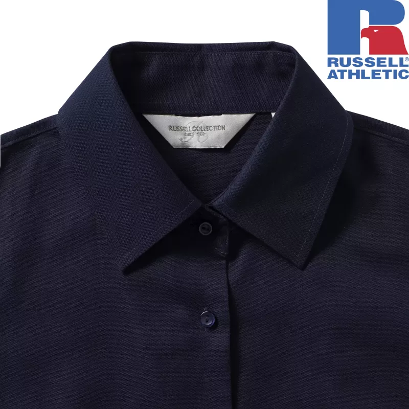 Ladies Short Sleeve Easy Care Oxford Shirt| Russell