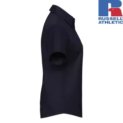 Ladies Short Sleeve Easy Care Oxford Shirt| Russell