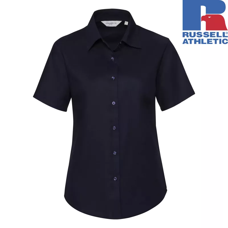 Ladies Short Sleeve Easy Care Oxford Shirt| Russell