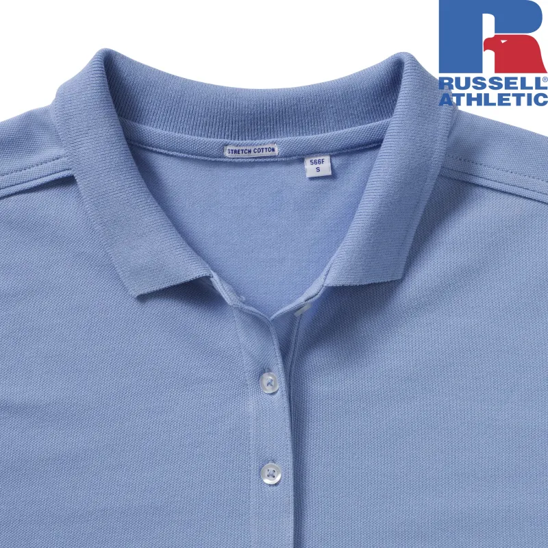 Ladies Fitted Stretch Polo | Russell