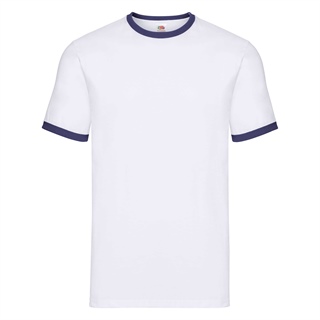 Valueweight Ringer T-Shirt, 100% Cotton, 160g/165g