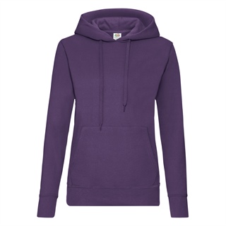Ladies Hooded Sweat, 80% Cotton, 20% Polyester, 260g/280g