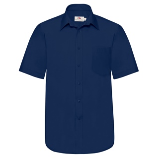 Poplin Shirt Short Sleeve, 55% Cotton, 45% Polyester, 115g/120g