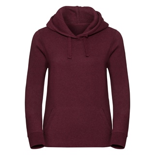 Ladies Authentic Melange Hooded Sweat, 75% Combed Ringspun Cotton, 21% Polyester, 4% Viscose, 280g